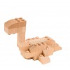 Fab Brix - Dinossauros 4 em 1, brinquedo de construção em madeira