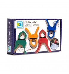 BuitenSpeel - shelter clips, wooden toy