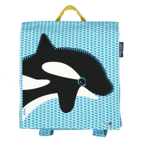 Coq en Pâte - Children's canvas Orca backpack