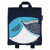 Coq en Pâte - Children's canvas Whale backpack