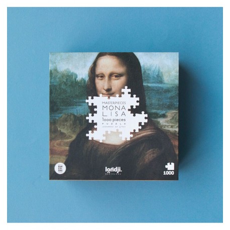 Londji - Mona Lisa - Da Vinci, 1000 quebra-cabeça pz - Cucutoys