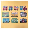 Londji - My little train, 3 Puzzles de 10 piezas