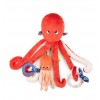 Moulin Roty - Large stuffed octopus - Tout autour du monde