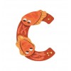 Moulin Roty - Wooden letter C orange - Cucutoys