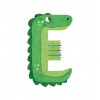 Moulin Roty - Wooden letter E green - Cucutoys