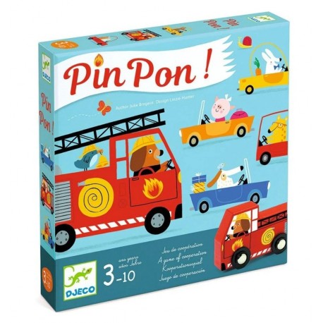 Djeco - Pin Pon , juego cooperativo