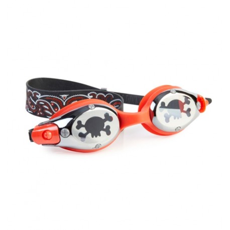 Bling2O - Gafas de natación Black Beard Captain Kid Red