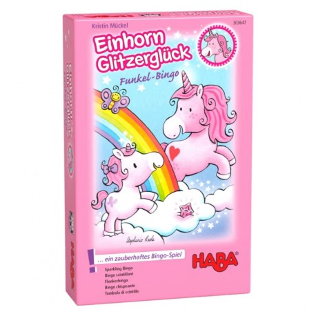 HABA - Unicorn Glitterluck - Sparkling Bingo, boardgame