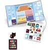 Djeco - Background and removable stickers - House