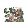 Londji - Pocket My Tree, Puzzle silueta y reversible de 100 piezas