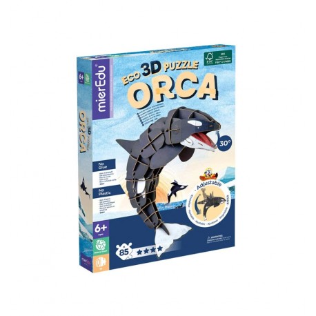 Mieredu - Orca - Eco 3D Deluxe Puzzle