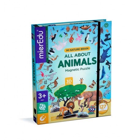Mieredu - All about animals, magnetic puzzle
