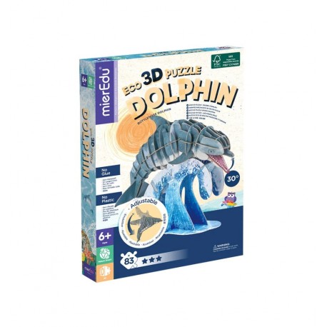 Mieredu - Delfín - Puzzle articulado 3D