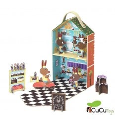 Krooom - Pastelería Playset Bunny, juguete ecológico