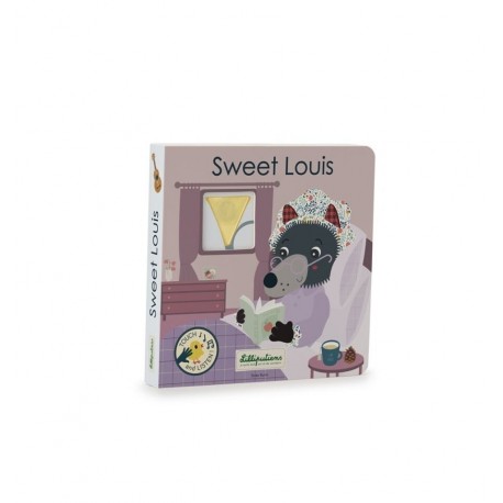 Lilliputiens - Livro de sons e texturas Sweet Louis