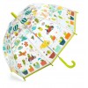 Djeco - Medium transparent umbrella - Little frogs