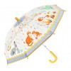 Djeco - Guarda-chuva pequeno transparente Mamã e bebé