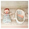 Lilliputiens - Saco de dormir bebés Fleurs para muñecos