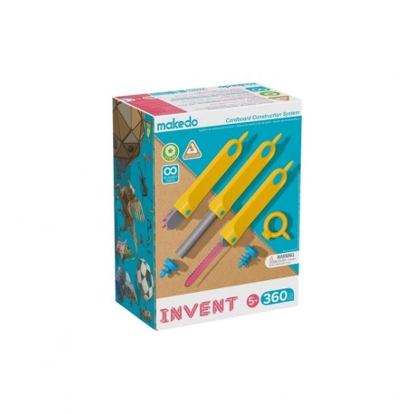 Makedo - Invent kit, 360 piezas