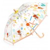 Djeco - Guarda-chuva pequeno transparente do gato chamalow