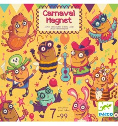 Djeco - Carnaval Magnet, juego de mesa