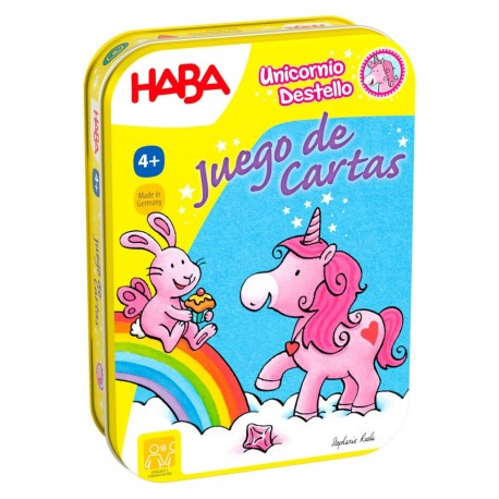 HABA - Unicórnio Flash, jogo de cartas em lata