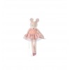 Moulin Roty - Ratinha de peluche cor-de-rosa - La petite école de danse