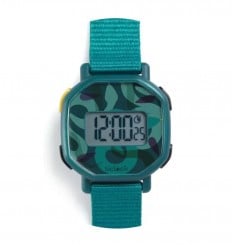 Djeco - Reloj Digital Green Snakes