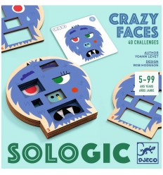 Djeco - Crazy Faces, juego de lógica