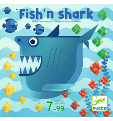 Djeco - Fish'n Shark, juego de mesa