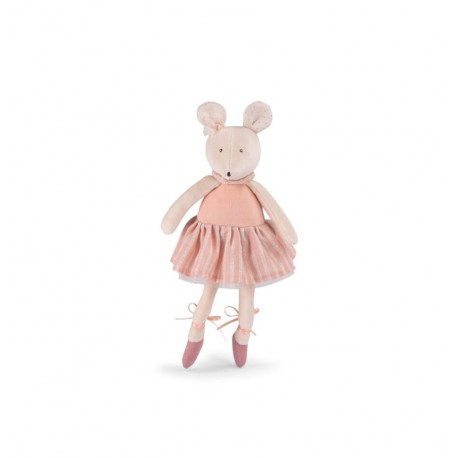 Moulin Roty - Boneca Ratinha cor-de-rosa - La petite école de danse