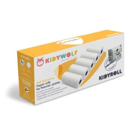 Kidywolf - Kidyroll, Thermal Paper Rolls for KidyPrint