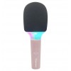 Kidywolf - KidyMic, Pink Microphone with karaoke and LED lights