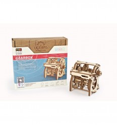 UGears - STEM Lab Caja de cambios, kit de madera 3D