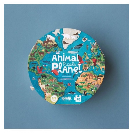 Londji - Animal Planet, puzzle de observação de 70 pz