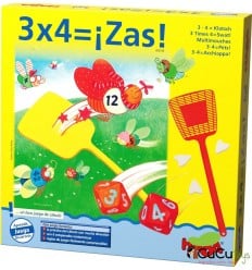 HABA - 3 x 4  ¡Zas!, juego de mesa