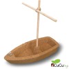 HABA - Terra Kids Kit de construcción Bote de corcho, juguete de aire libre
