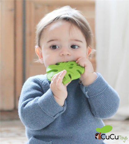 Monstera Deliciosa, rubber teether