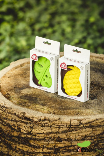 Monstera Deliciosa, rubber teether