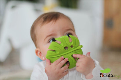 Monstera Deliciosa, rubber teether