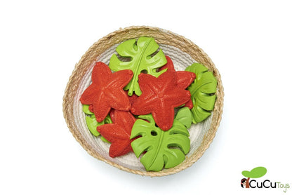 Monstera Deliciosa, rubber teether