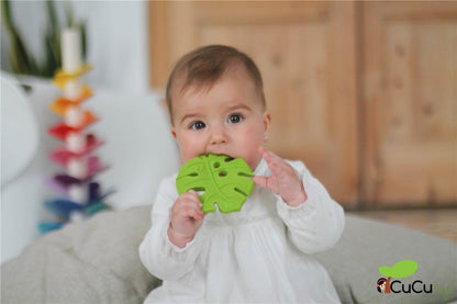 Monstera Deliciosa, rubber teether