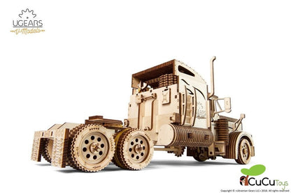 Caminhão semi-reboque VM-03, kit de madeira 3D