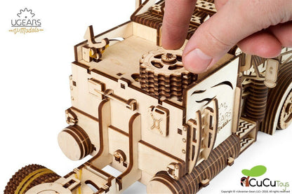 Caminhão semi-reboque VM-03, kit de madeira 3D