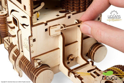 Caminhão semi-reboque VM-03, kit de madeira 3D