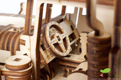 Caminhão semi-reboque VM-03, kit de madeira 3D