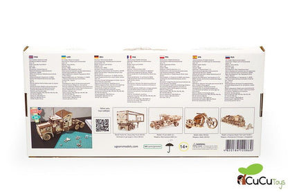 Caminhão semi-reboque VM-03, kit de madeira 3D