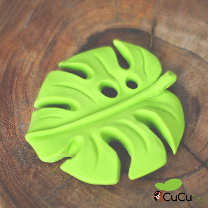 Monstera Deliciosa, rubber teether