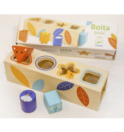 Cubo de formas BoitaBasic, primer juguete