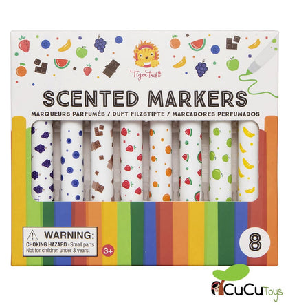 Marcadores com aromas